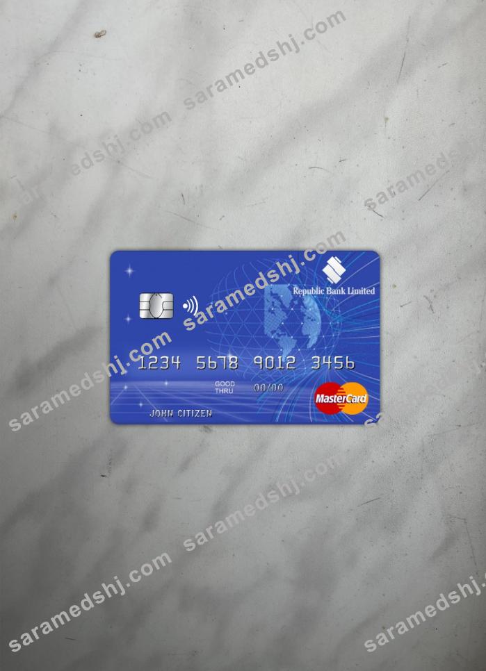 Barbados Republic Bank mastercard photolook front